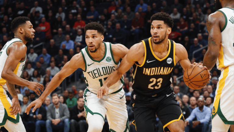 les indiana remportent la victoire sur milwaukee en prolongation grâce à un panier décisif de tyrese haliburton. découvrez tous les détails de ce match intense et palpitant.